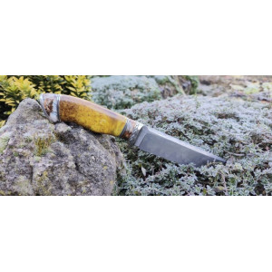 ВЕПР авторський ніж ручної роботи майстра Leo Knife, сталь Х12МФ, 60 HRC. Photo 2